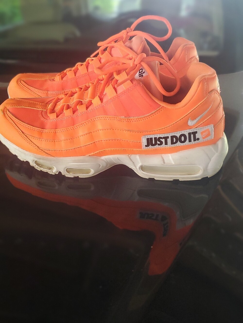 Nike Air Max 95 Orange Sneakers 'Just Do It' - Picture 2 of 7